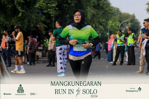 Race photo from Mangkunegaran Run 2024