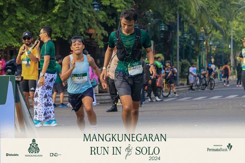 Race photo from Mangkunegaran Run 2024