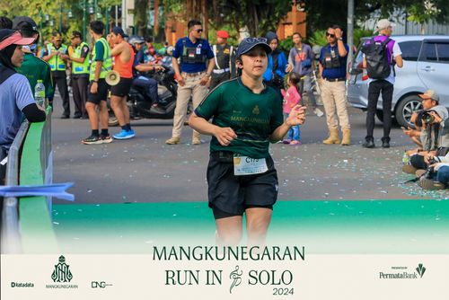 Race photo from Mangkunegaran Run 2024