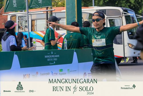 Race photo from Mangkunegaran Run 2024