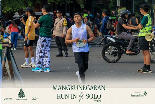 Race photo from Mangkunegaran Run 2024