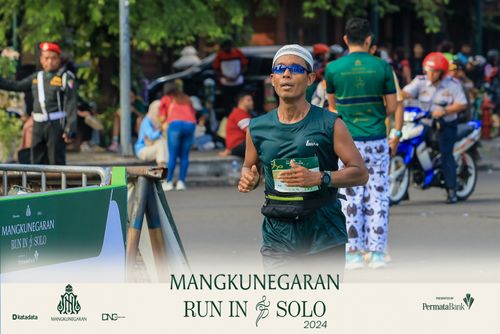 Race photo from Mangkunegaran Run 2024