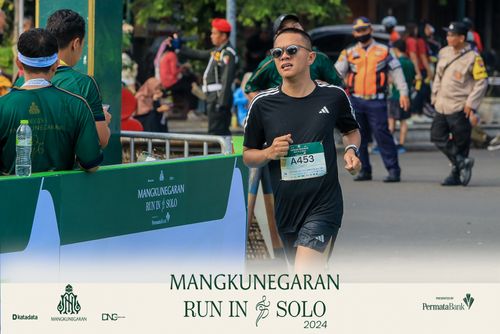 Race photo from Mangkunegaran Run 2024