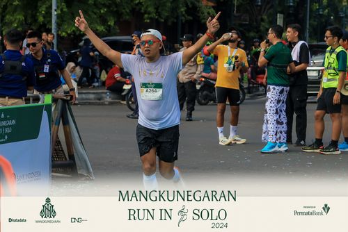 Race photo from Mangkunegaran Run 2024