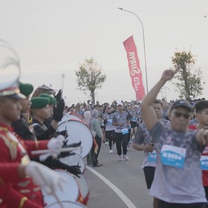 Race photo from KEDIRI HALF MARATHON 2026