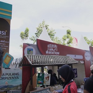 Race photo from KEDIRI HALF MARATHON 2026