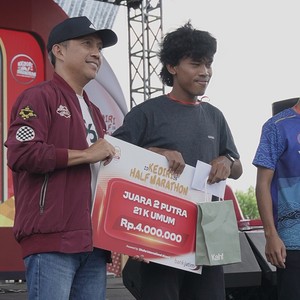 Race photo from KEDIRI HALF MARATHON 2026