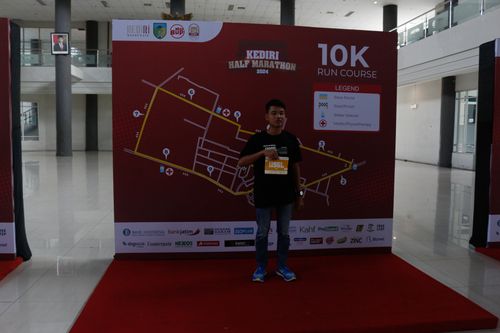 Race photo from Kediri Half Marathon 2024