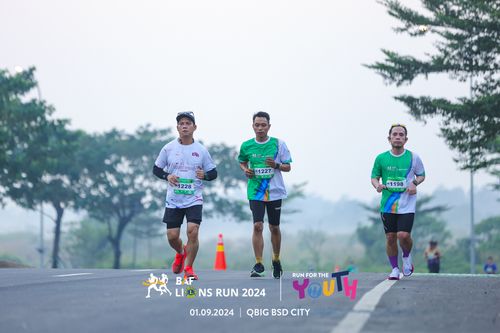 Race photo from BAF LIONS RUN 2024