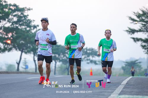 Race photo from BAF LIONS RUN 2024