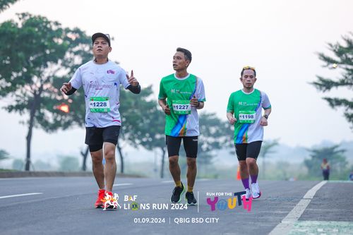 Race photo from BAF LIONS RUN 2024