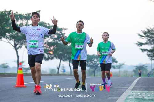 Race photo from BAF LIONS RUN 2024