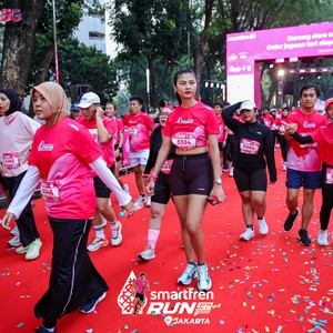 Race photo from SMARTFREN RUN 2026