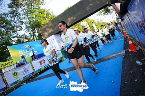 Race photo from Taman Budaya x BOGORUN 2025
