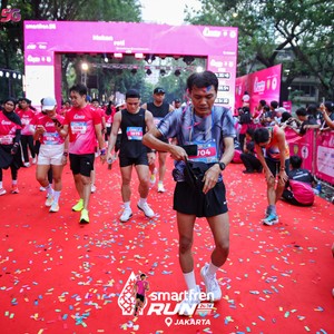 Race photo from SMARTFREN RUN 2026