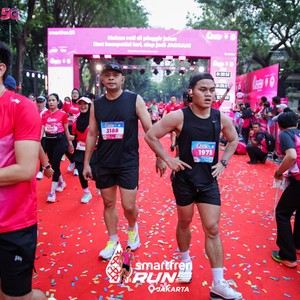 Race photo from SMARTFREN RUN 2026