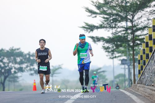 Race photo from BAF LIONS RUN 2024