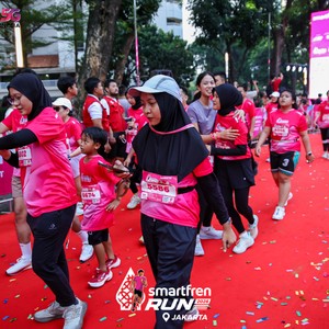 Race photo from SMARTFREN RUN 2026