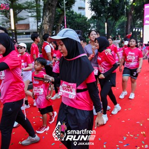 Race photo from SMARTFREN RUN 2026