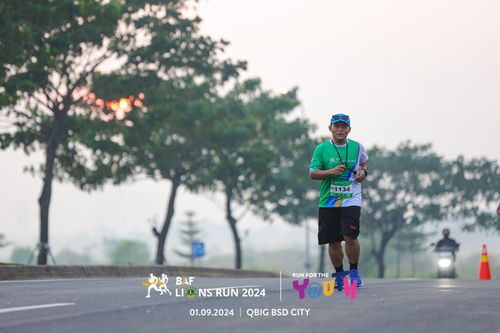 Race photo from BAF LIONS RUN 2024