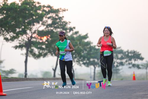 Race photo from BAF LIONS RUN 2024