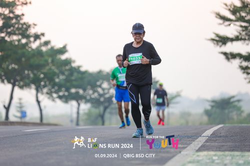 Race photo from BAF LIONS RUN 2024