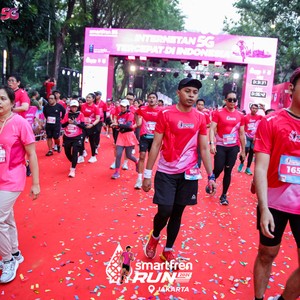 Race photo from SMARTFREN RUN 2026
