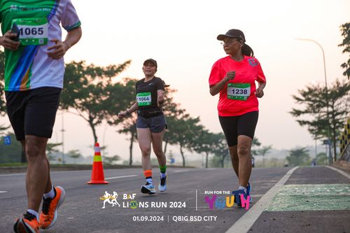 Race photo from BAF LIONS RUN 2024