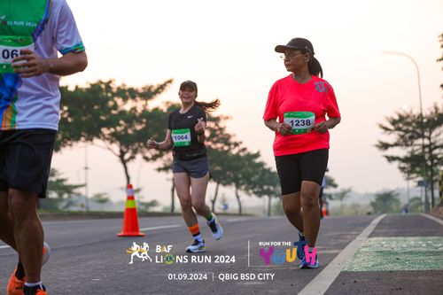 Race photo from BAF LIONS RUN 2024