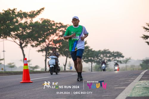 Race photo from BAF LIONS RUN 2024