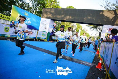 Race photo from Taman Budaya x BOGORUN 2025