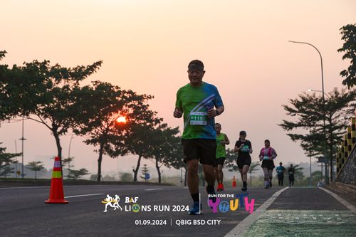 Race photo from BAF LIONS RUN 2024