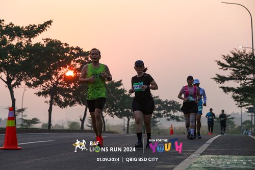 Race photo from BAF LIONS RUN 2024