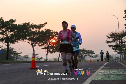 Race photo from BAF LIONS RUN 2024