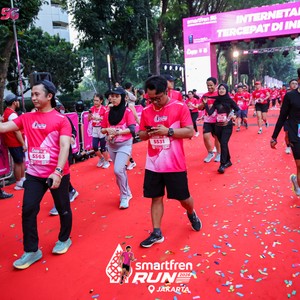 Race photo from SMARTFREN RUN 2026