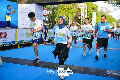 Race photo from Taman Budaya x BOGORUN 2025