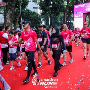 Race photo from SMARTFREN RUN 2026