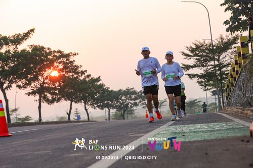 Race photo from BAF LIONS RUN 2024