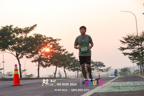 Race photo from BAF LIONS RUN 2024