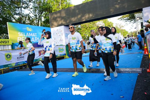 Race photo from Taman Budaya x BOGORUN 2025