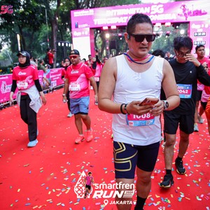 Race photo from SMARTFREN RUN 2026