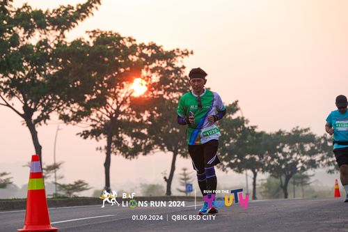 Race photo from BAF LIONS RUN 2024
