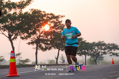 Race photo from BAF LIONS RUN 2024