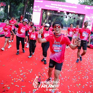 Race photo from SMARTFREN RUN 2026