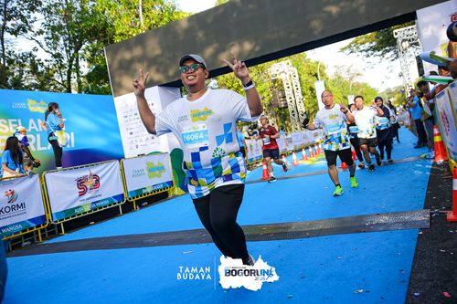 Race photo from Taman Budaya x BOGORUN 2025
