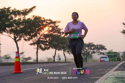 Race photo from BAF LIONS RUN 2024