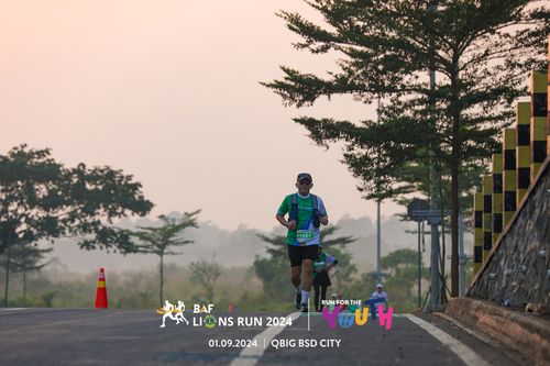 Race photo from BAF LIONS RUN 2024