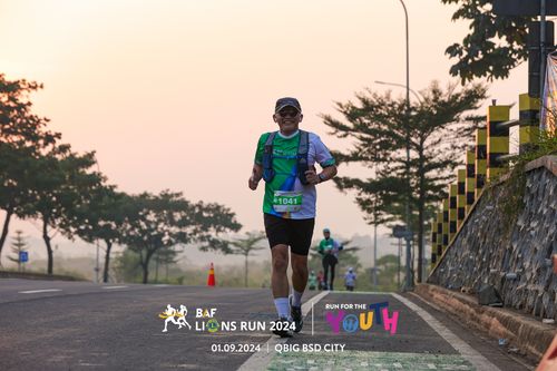Race photo from BAF LIONS RUN 2024