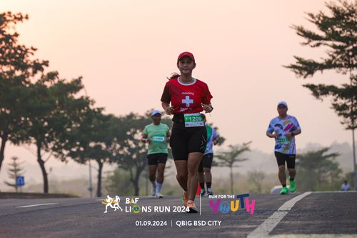 Race photo from BAF LIONS RUN 2024