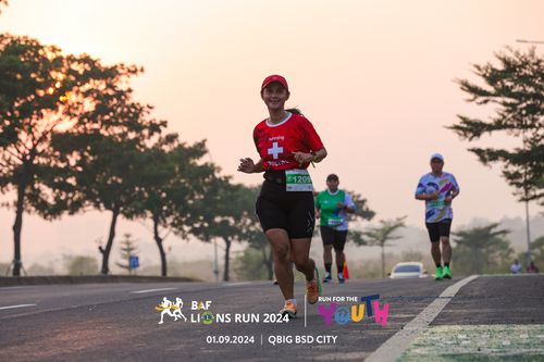 Race photo from BAF LIONS RUN 2024